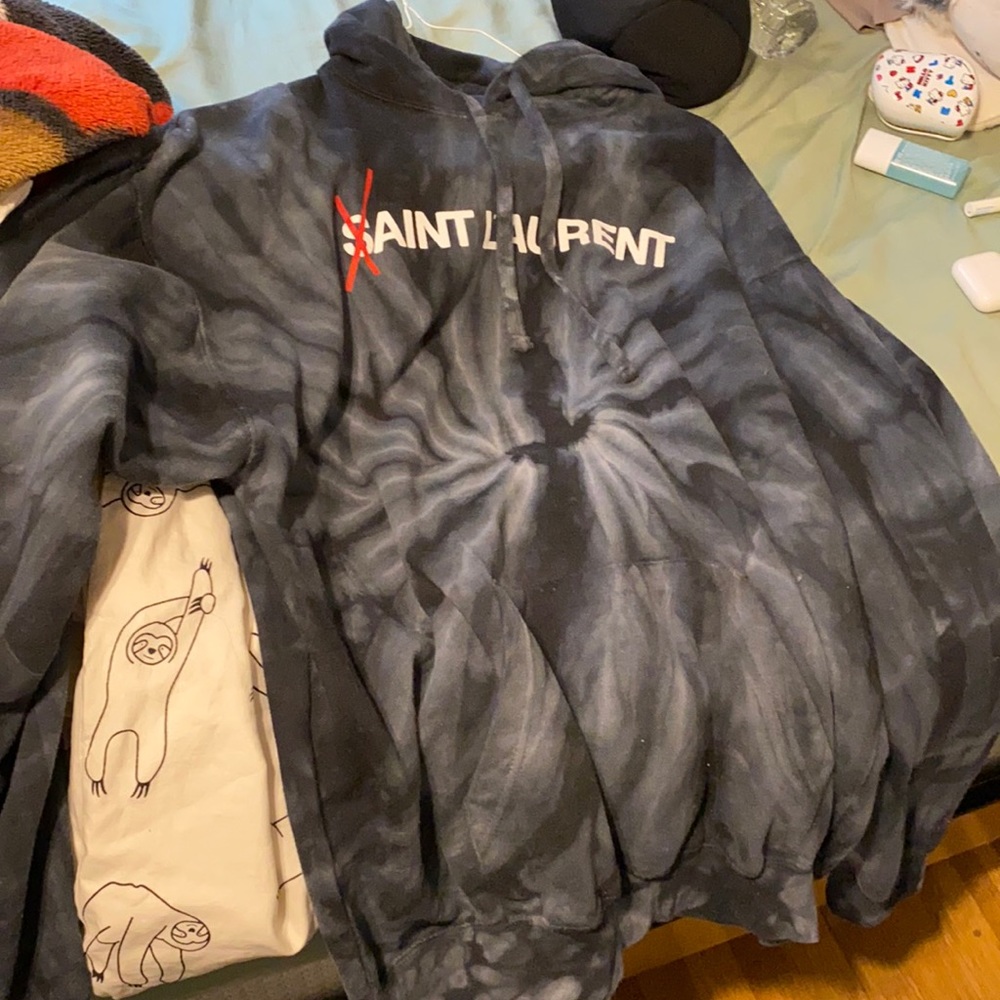 Saint laurent "aint laurent" mayfair group hoodie